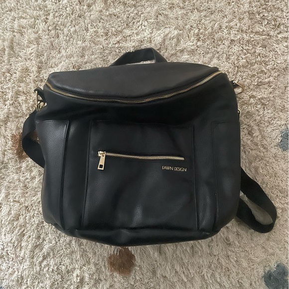Fawn Design Black Diaper Bag - Picture 1 of 3